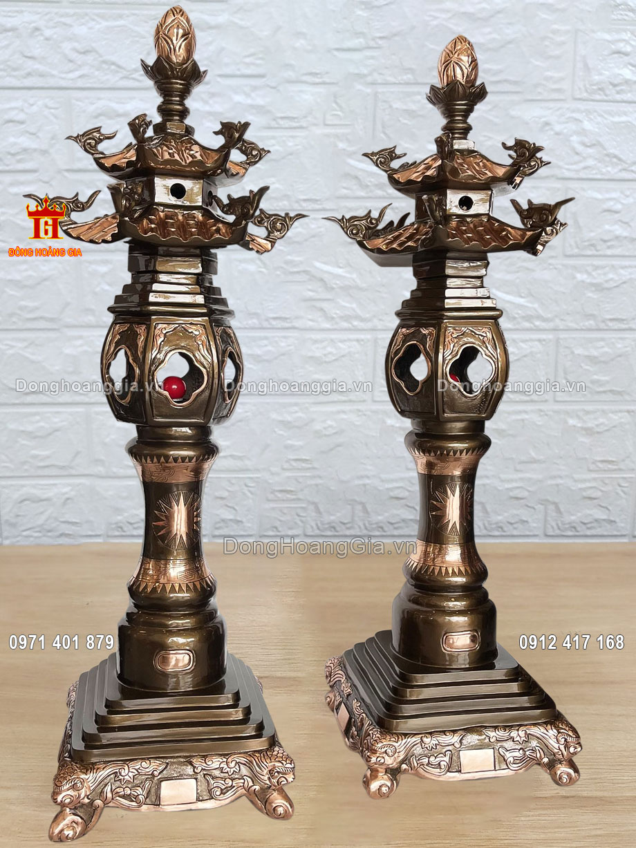 Đồng Hoàng Gia nhận chế tác đèn thờ theo kích thước yêu cầu